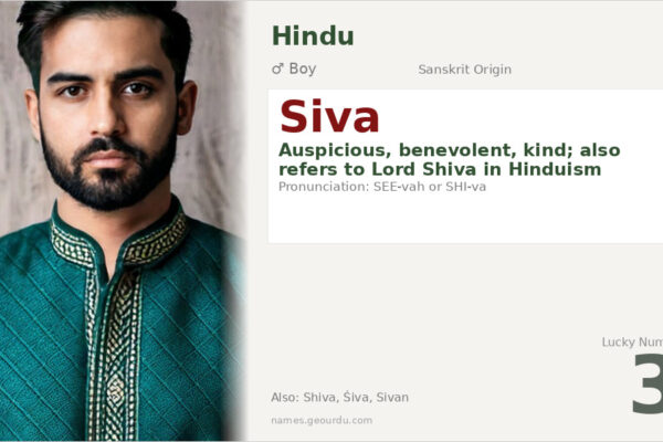 Siva Name Meaning — Origin, Gender & Details (2025)