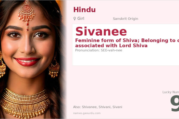 Sivanee Name Meaning — Sanskrit Origin, Hindu Girl Name & Details (2025)