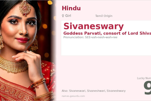 Sivaneswary Meaning — Tamil Origin, Goddess Parvati & Details (2025)