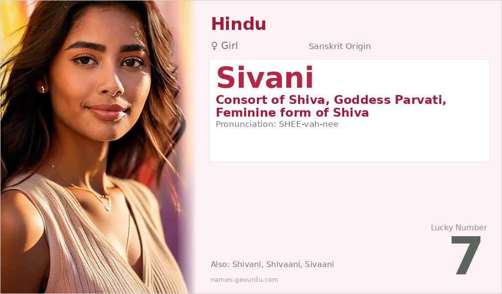 Sivani Name Meaning and Details