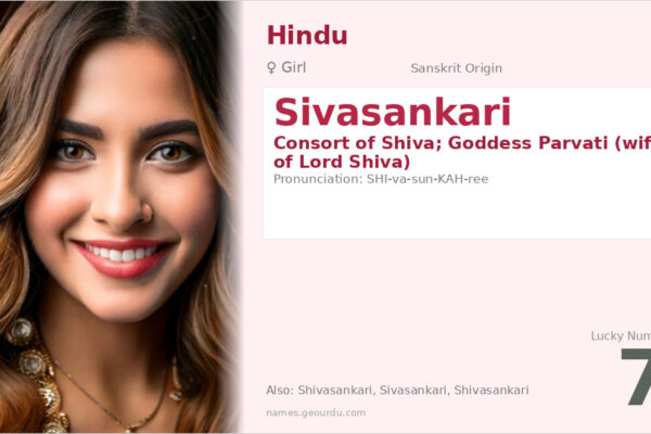 Sivasankari Name Meaning — Origin, Gender & Details (2025)