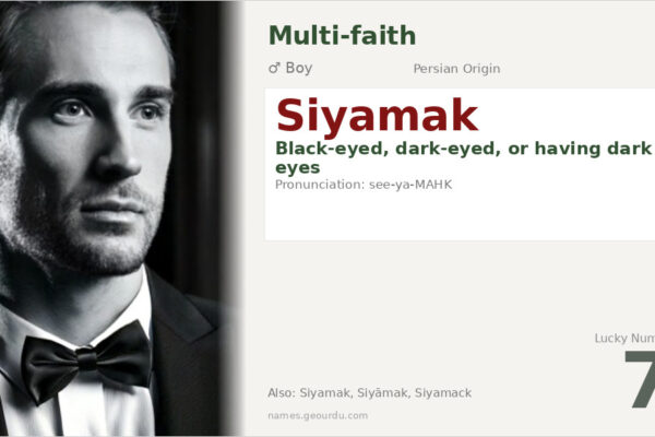 Siyamak Name Meaning — Persian Origin, Boy Name & Details (2025)