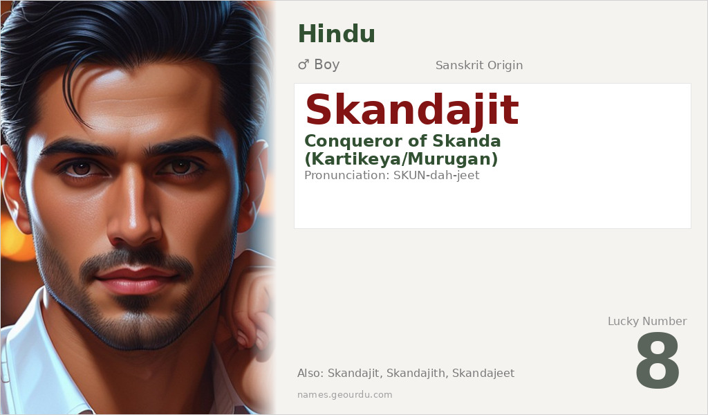 Skandajit Name Meaning and Details