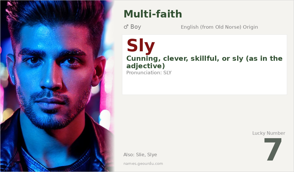 Sly Name Meaning and Details