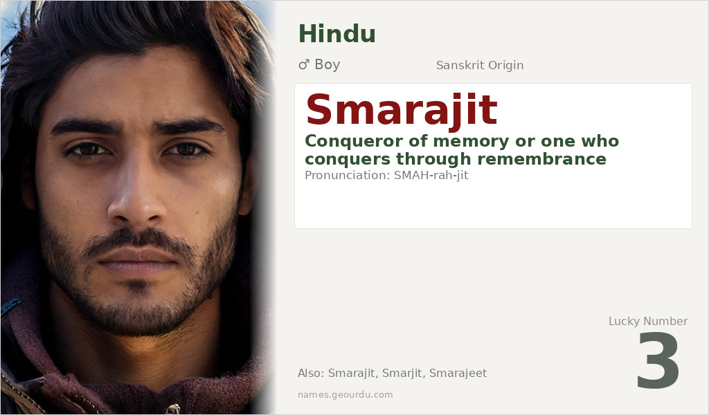 Smarajit Name Meaning and Details