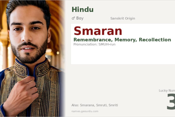 Smaran Name Meaning — Sanskrit Origin, Boy Name & Details (2025)