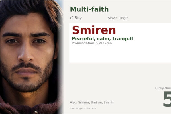 Smiren Name Meaning — Slavic Origin, Boy Name & Details (2025)