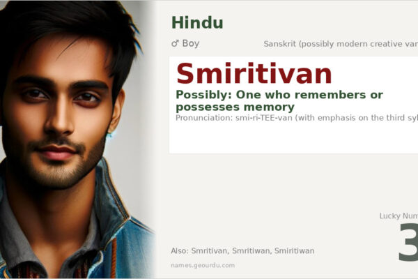 Smiritivan Meaning — Origin, Gender & Details (2025)