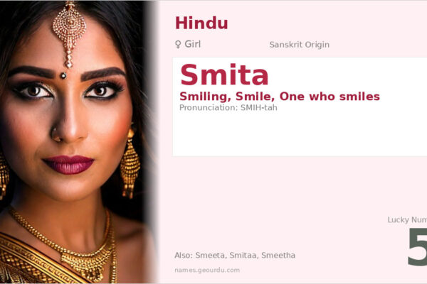 Smita Name Meaning — Sanskrit Origin, Girl Name & Details (2025)