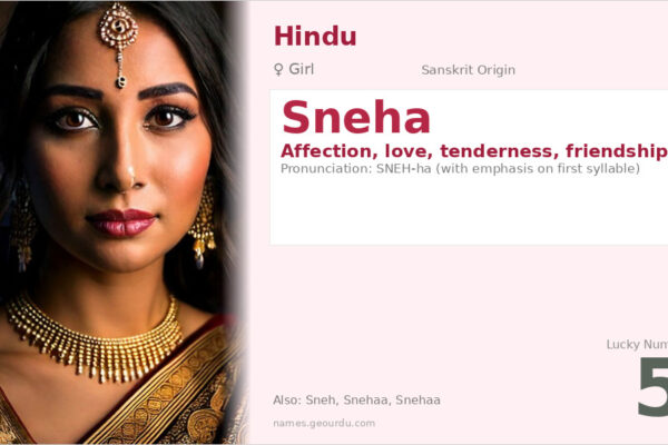 Sneha Name Meaning — Sanskrit Origin, Girl Name & Details (2025)