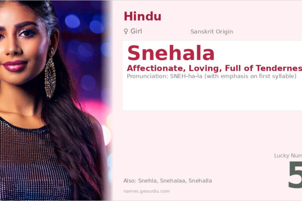 Snehala Name Meaning — Sanskrit Origin, Girl Name & Details (2025)