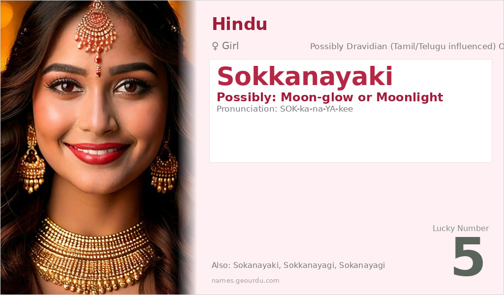 Sokkanayaki Name Meaning and Details