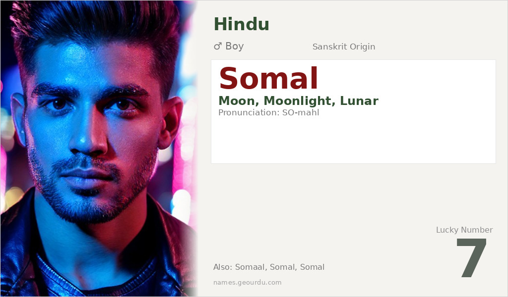 Somal Name Meaning and Details
