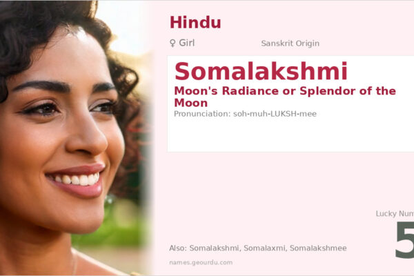 Somalakshmi Meaning — Origin, Gender & Details (2025)
