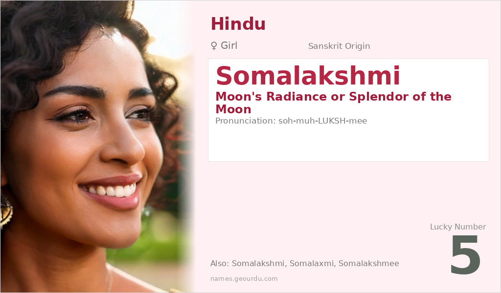 Somalakshmi Name Meaning and Details