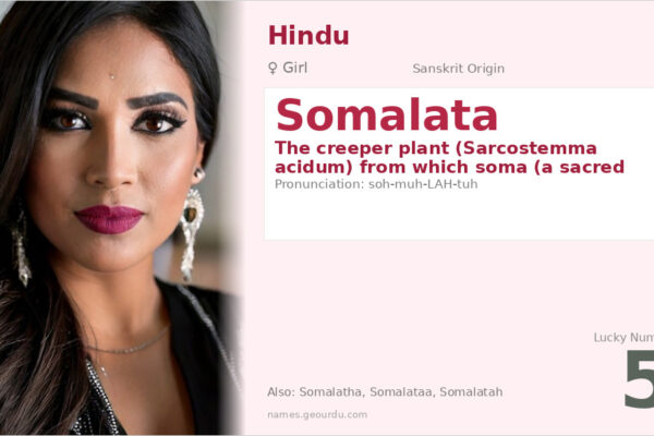 Somalata Name Meaning — Sanskrit Origin, Hindu Girl Name & Details (2025)
