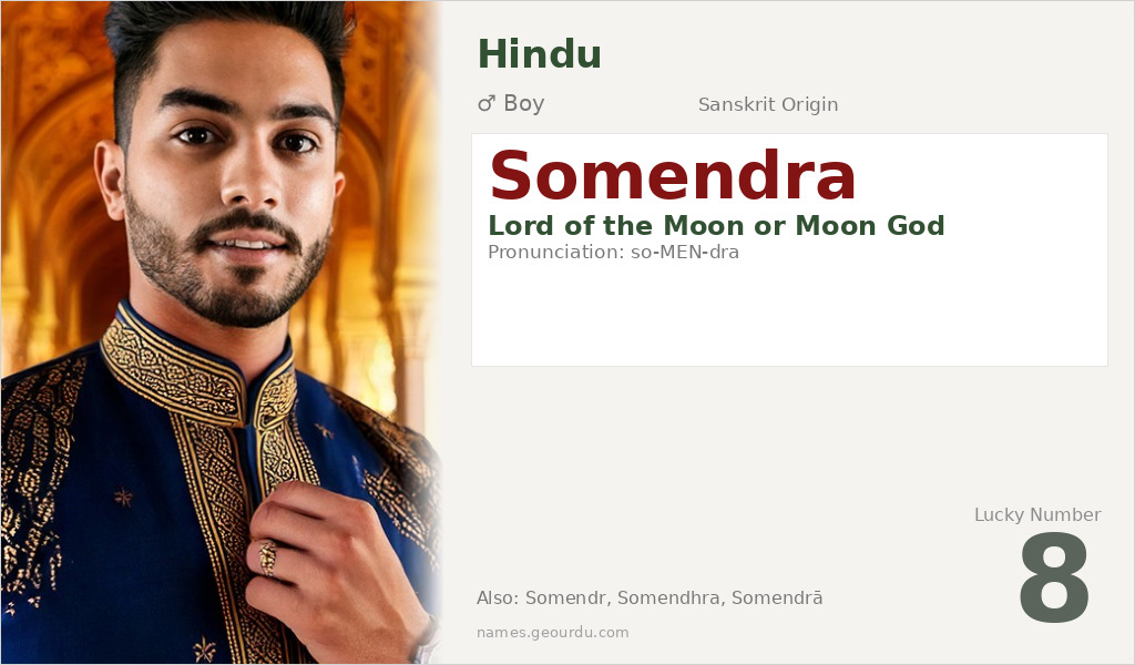 Somendra Name Meaning and Details