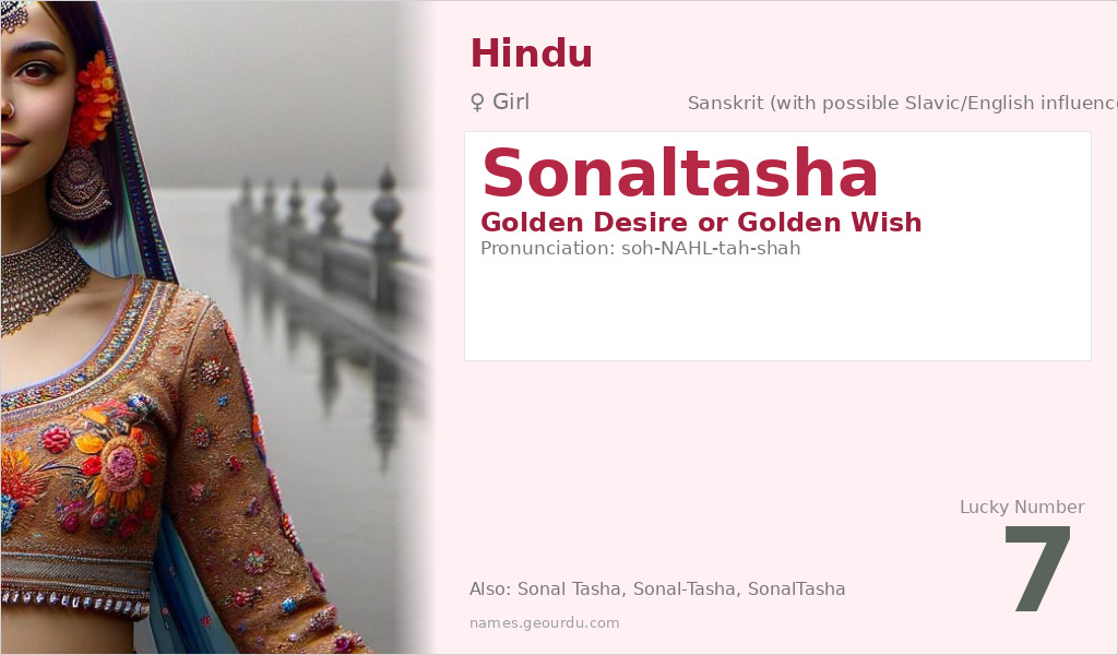 Sonaltasha Name Meaning and Details