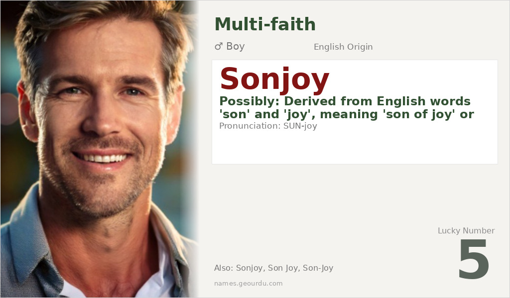 Sonjoy Name Meaning and Details