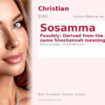 Sosamma Name Meaning and Details