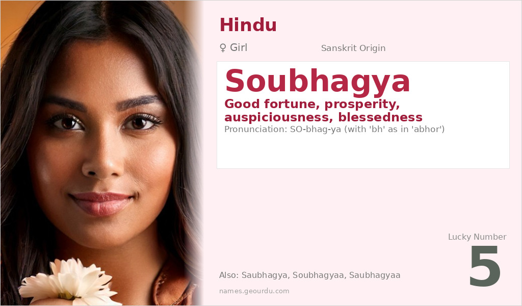 Soubhagya Name Meaning and Details
