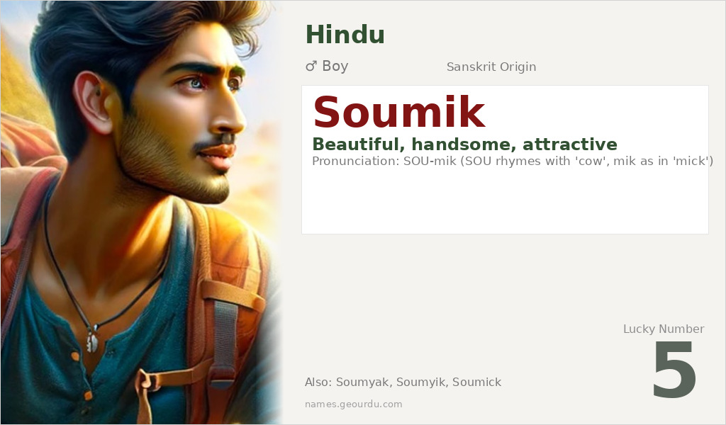 Soumik Name Meaning and Details