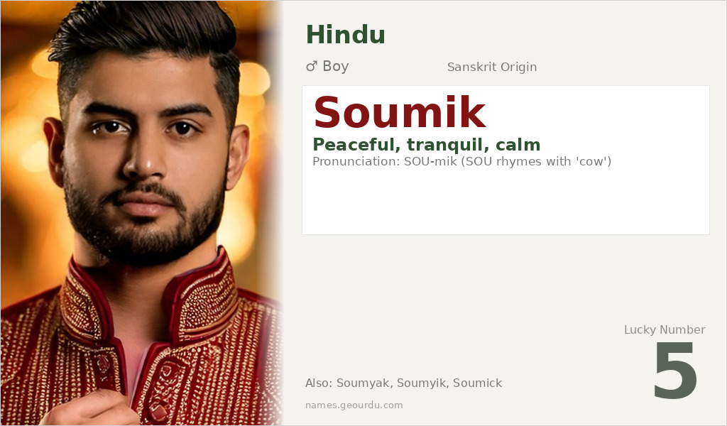 Soumik Name Meaning and Details