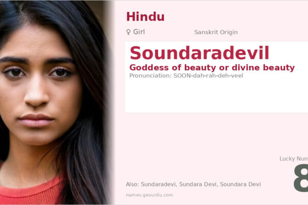 Soundaradevil Meaning — Sanskrit Origin, Girl Name & Details (2025)