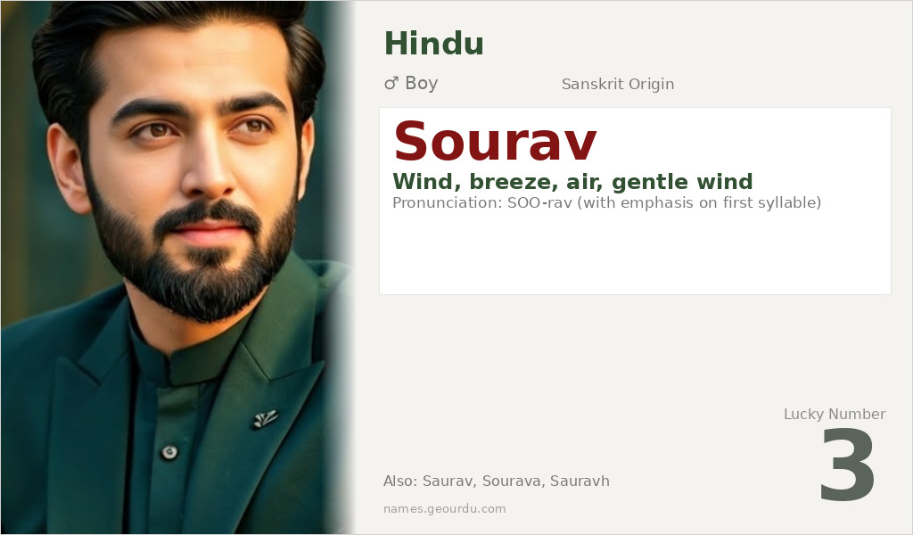 Sourav Name Meaning and Details