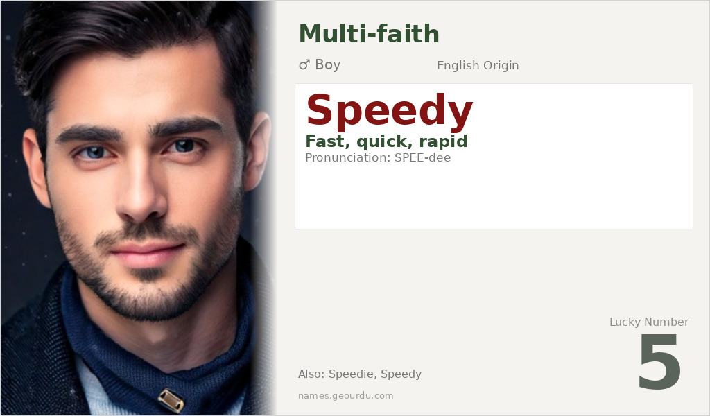 Speedy Name Meaning and Details