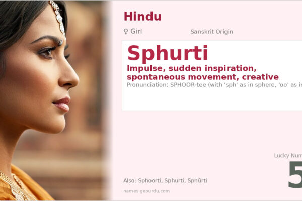 Sphurti Name Meaning — Sanskrit Origin, Girl Name & Details (2025)