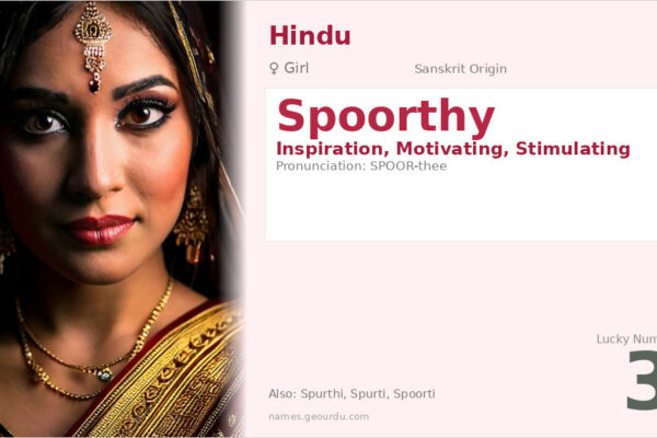 Spoorthy Name Meaning — Sanskrit Origin, Girl Name & Details (2025)