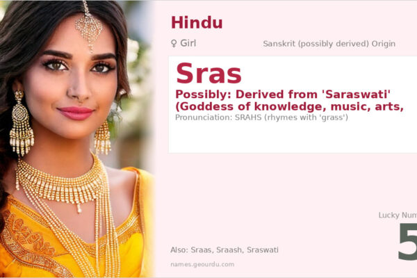 Sras Name Meaning — Origin, Gender & Details (2025)