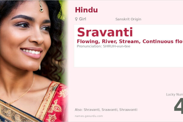 Sravanti Name Meaning — Sanskrit Origin, Girl Name & Details (2025)