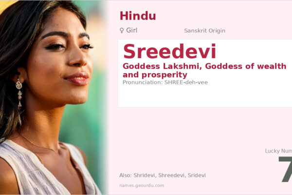 Sreedevi Name Meaning — Goddess Lakshmi, Origin & Details (2025)