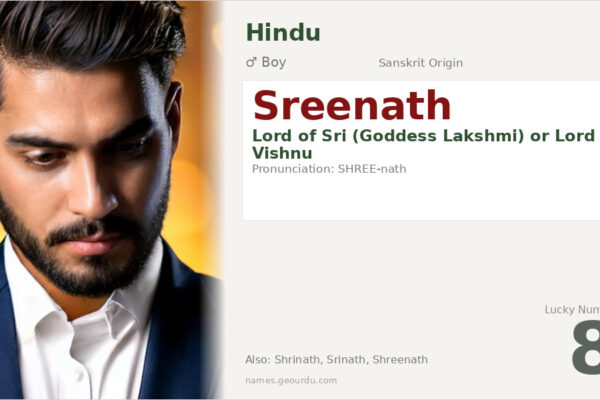 Sreenath Name Meaning — Sanskrit Origin, Hindu Boy Name & Details (2025)