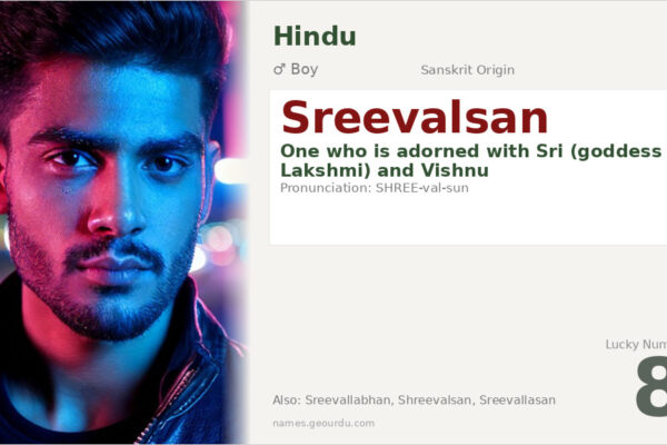 Sreevalsan Name Meaning — Sanskrit Origin, Hindu Boy Name & Details (2025)