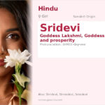 Sridevi Name Meaning and Details