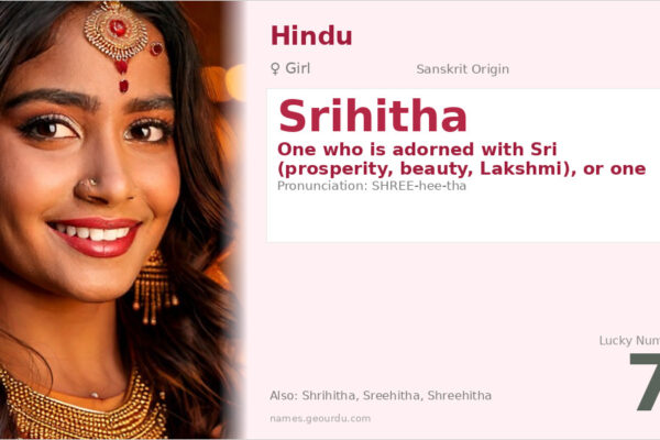 Srihitha Name Meaning — Sanskrit Origin, Girl Name & Details (2025)