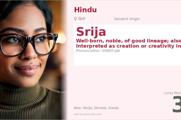Srija Name Meaning — Sanskrit Origin, Girl Name & Complete Details (2025)