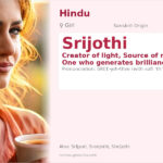 Srijothi Name Meaning and Details