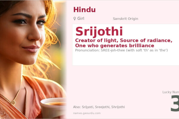 Srijothi Name Meaning — Sanskrit Origin, Girl Name & Details (2025)