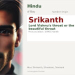 Srikanth Name Meaning and Details