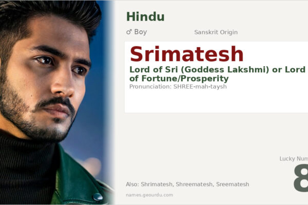 Srimatesh Name Meaning — Sanskrit Origin, Boy Name & Details (2025)