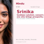 Srinika Name Meaning and Details