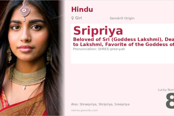 Sripriya Name Meaning — Sanskrit Origin, Girl Hindu Name & Details (2025)