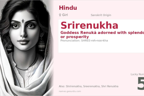 Srirenukha Meaning — Sanskrit Origin, Goddess & Details (2025)