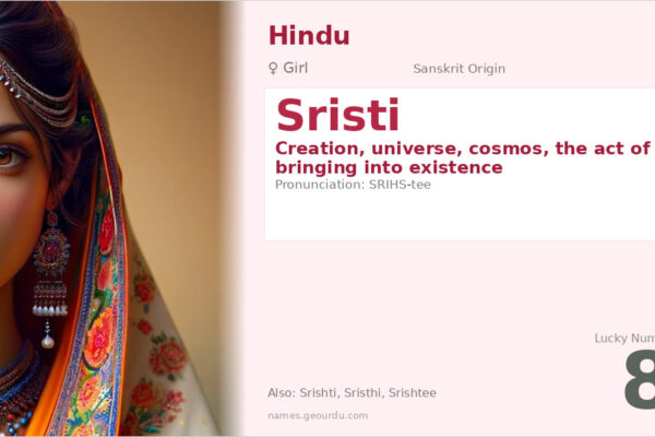 Sristi Name Meaning — Sanskrit Origin, Girl Name & Details (2025)