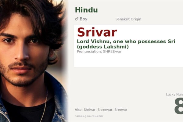 Srivar Name Meaning — Sanskrit Origin, Vishnu Connection & Details (2025)