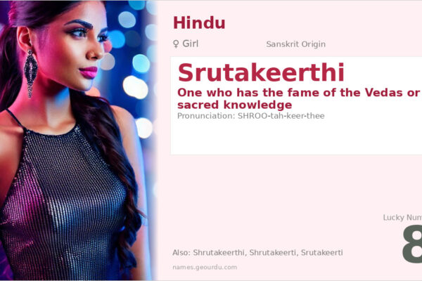 Srutakeerthi Meaning — Sanskrit Origin, Girl Name & Details (2025)